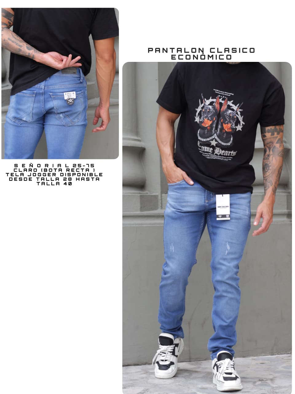 Jean Clásico Azul Señorial