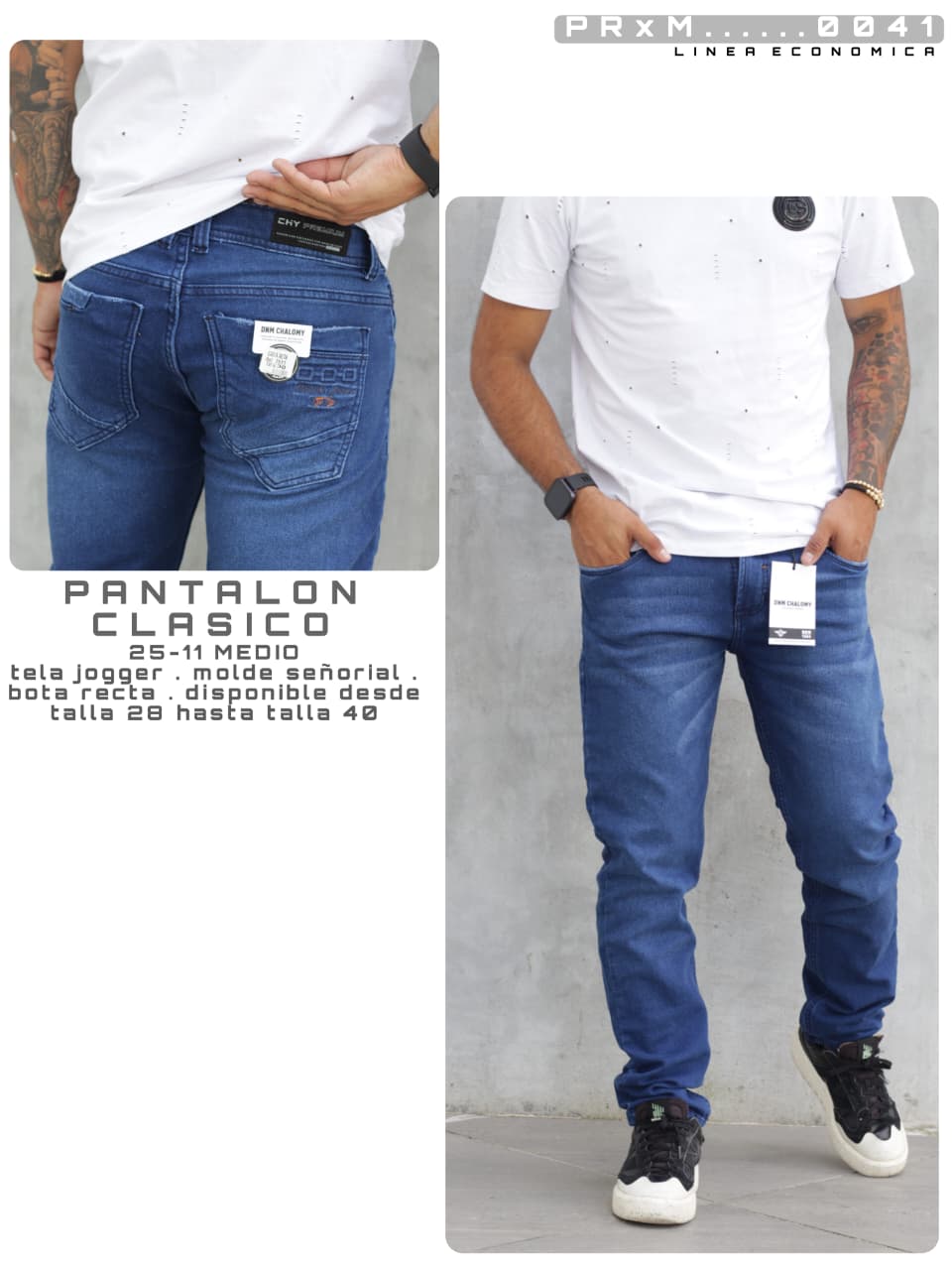 Jean Clasico Azul Medio