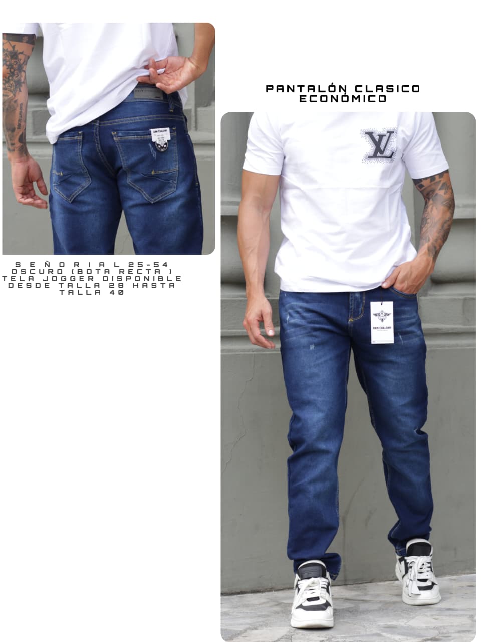 Jean Clásico Oscuro Señorial