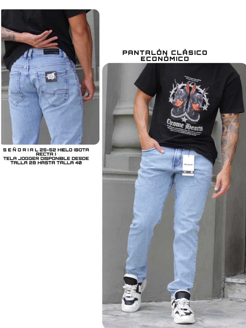 Jean Clásico Señorial Hielo